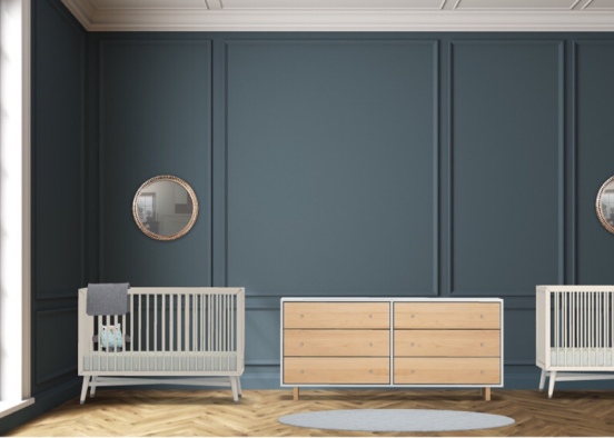 baby bedroom Design Rendering