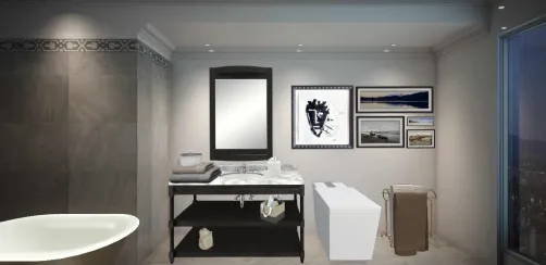 Retro bathroom