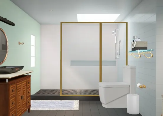 Banheiro fresh Design Rendering