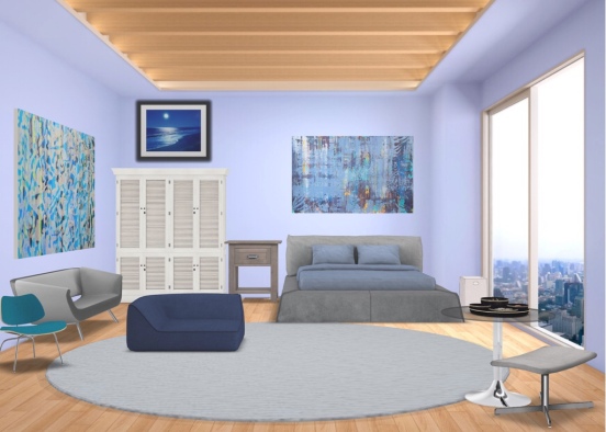 💙💙beautiful blue room 💙💙 Design Rendering