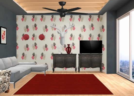 Red and grey  Design Rendering