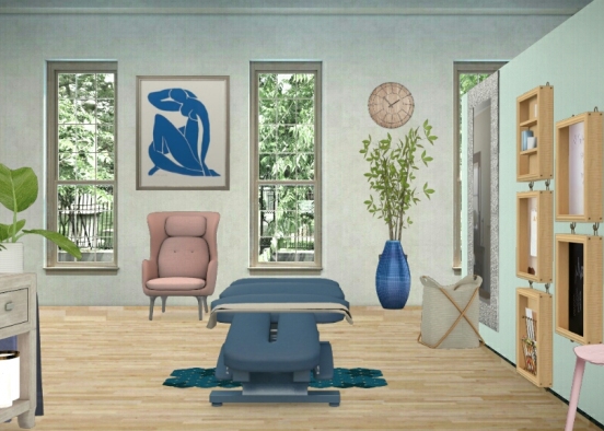 Sala de masaje Design Rendering