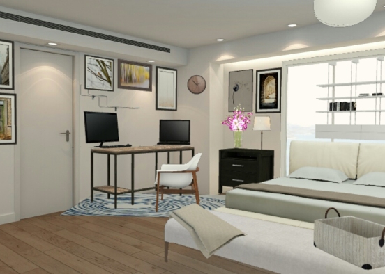 A modern room Design Rendering