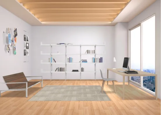 Modern Office Design Rendering