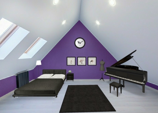 La futur chambre de ma fille Violette  Design Rendering