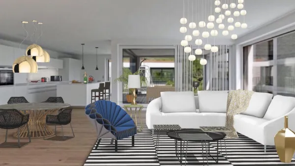 Professional interior design created with Homestyler 3D design software