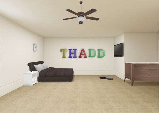 Thadd’s room Design Rendering