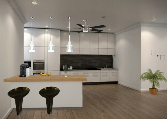 Tidy kitchen Design Rendering