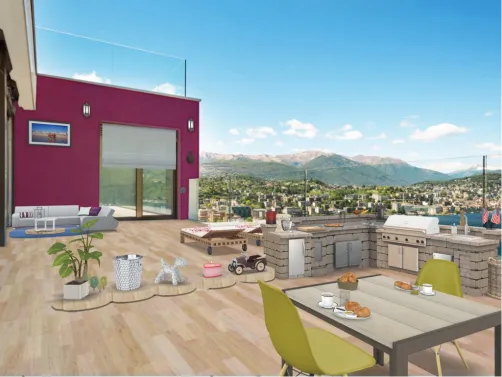 Spanje zicht op zee mooi  appartement  gezellig terrasje 