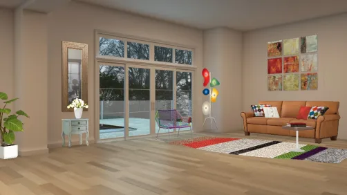 Salon coloré 