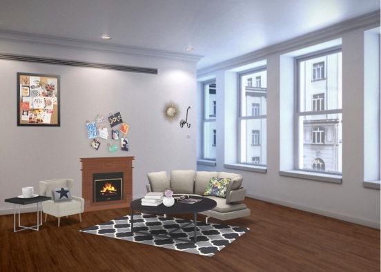 My dream living room UwU  Design Rendering