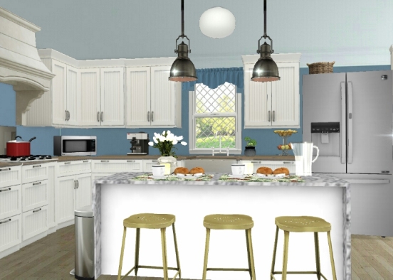 My Country Kitchen Design Rendering
