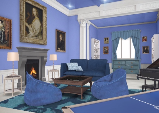 The Ravenclaw Common Room Design Rendering