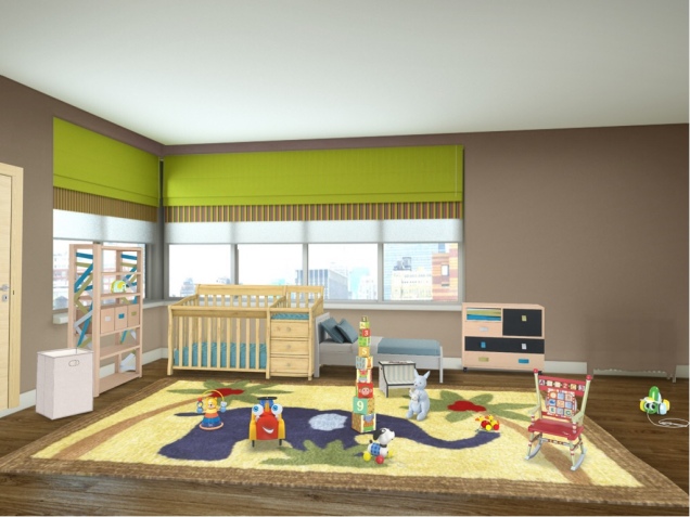 Baby and toddler boys room