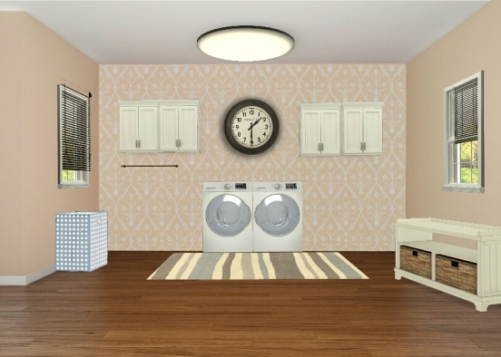 Laundry Room Design Rendering