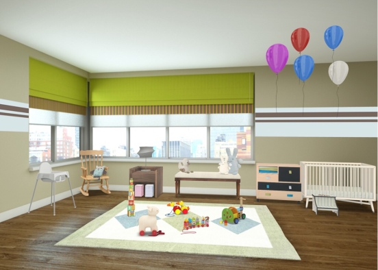 Baby room #1 Design Rendering
