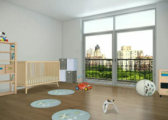 Chambre enfants ( bébé ) Design Rendering