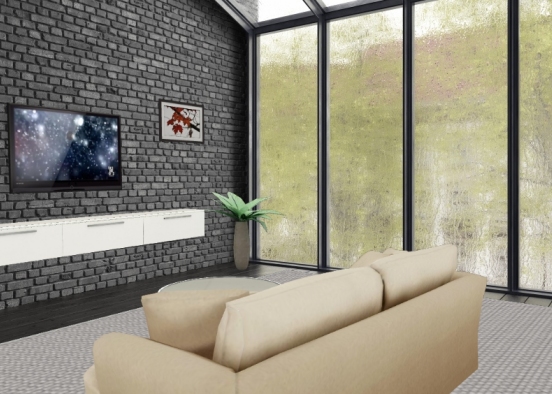 Dream Home Living room  Design Rendering