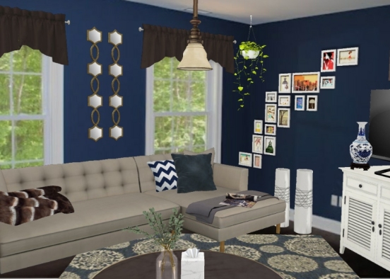 Cozy Blue my spin Design Rendering