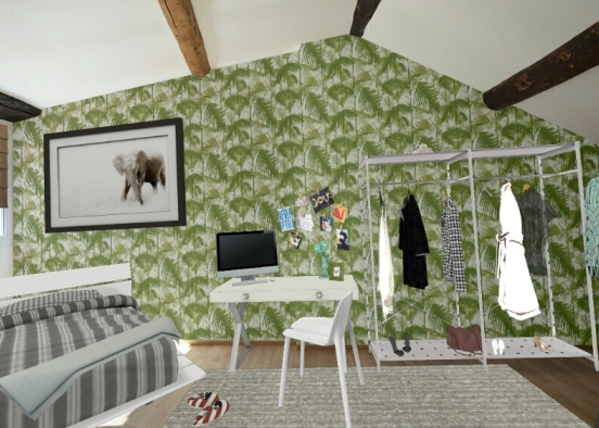 Swett bedroom Design Rendering