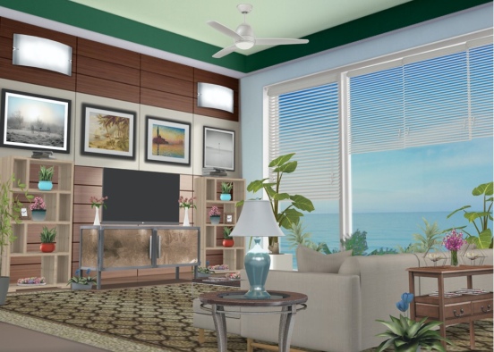 If You can’t go to the tropics, then bring the tropics to you! Design Rendering