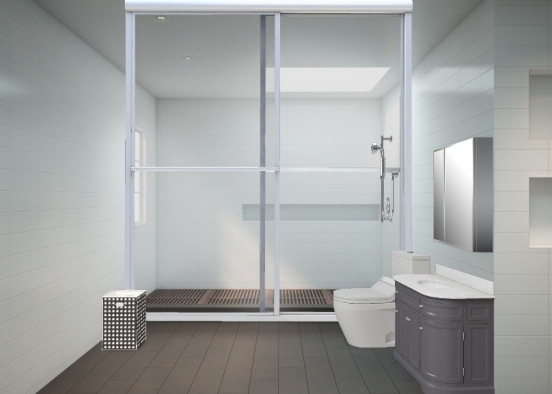 Washroom Design Rendering