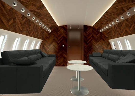 Luxury  1st class section Design Rendering