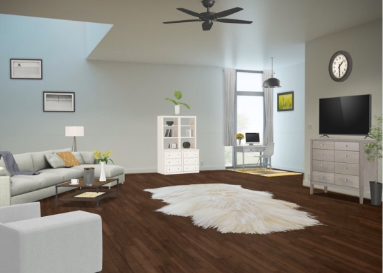 Living Room 1 Design Rendering