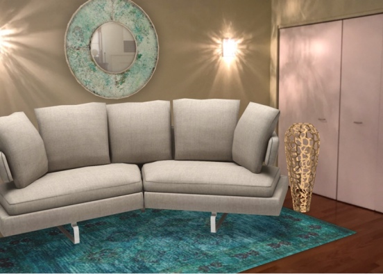 Living Room updated Design Rendering