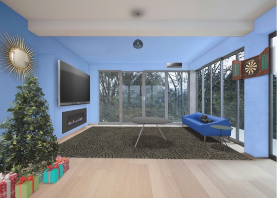 Cornell living room  Design Rendering