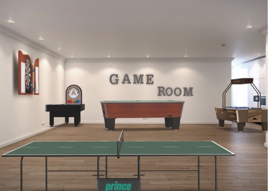 Game room Design Rendering