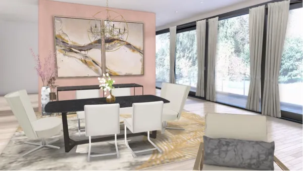 Professional interior design created with Homestyler 3D design software