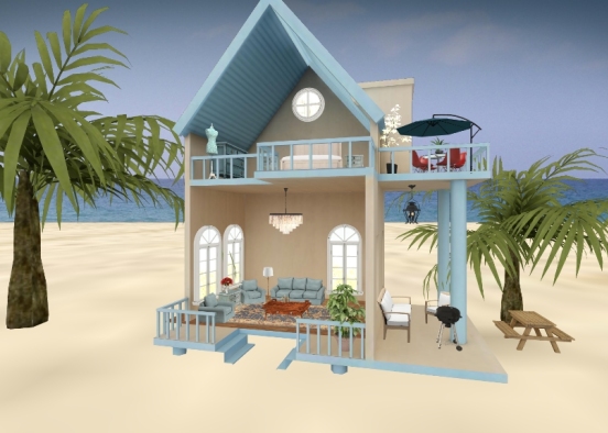 A Doll House On The Beach! Design Rendering