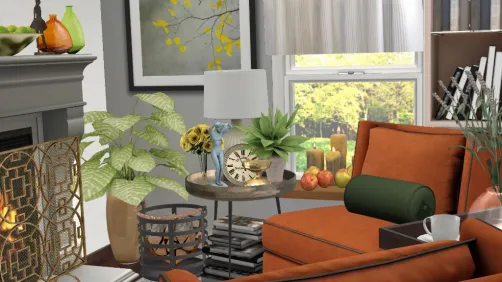 Cottage fireplace 