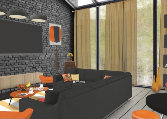 Orange is the new black Design Rendering