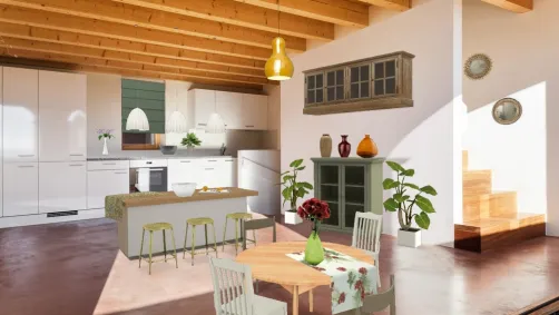 Comedor Rustico Moderno