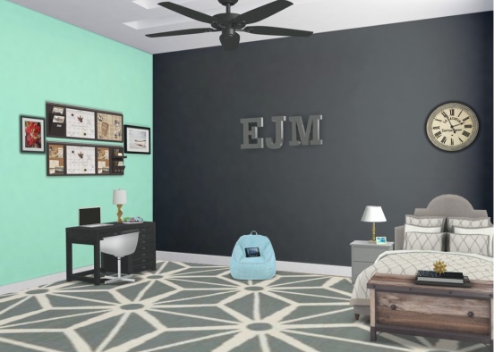 Elizabeth J. Myer Bedroom Design Rendering