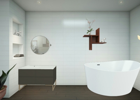 Salle de bain 1 Design Rendering