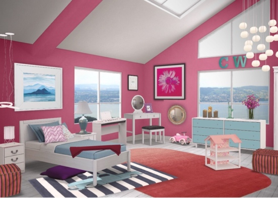 Teen pink Design Rendering