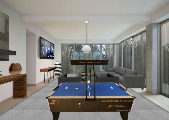 Sala de estar -2 amb Design Rendering