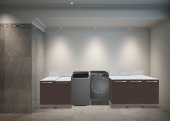 Salle de lavage Design Rendering