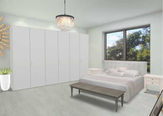 modern simple room Design Rendering