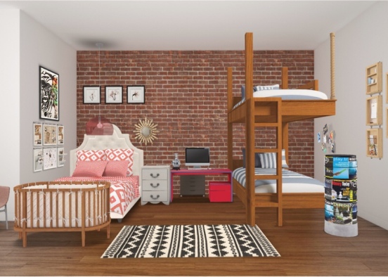 Easy small room  Design Rendering