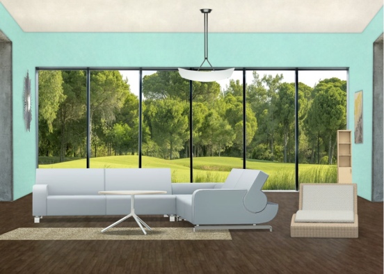 Outdoor Living Room Experience  Design Rendering