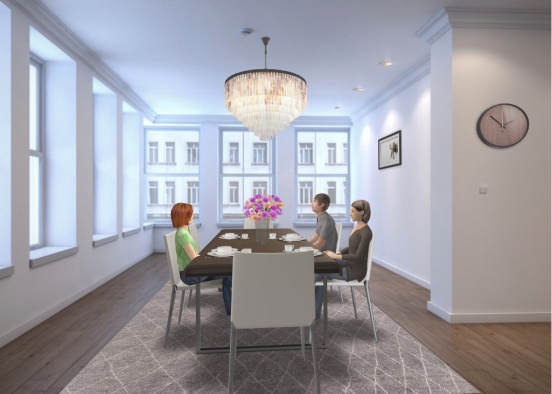 Hope and Leah’s Dining room Design Rendering