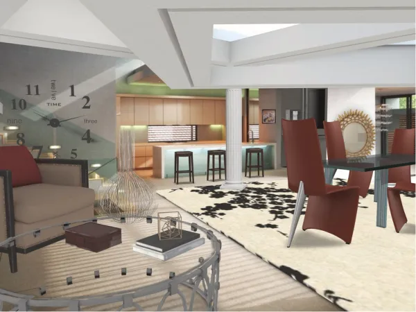 Professional interior design created with Homestyler 3D design software