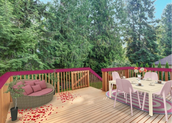 mother's day on the patio  Design Rendering