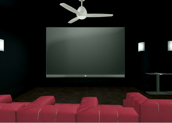 Sala de Cine Design Rendering