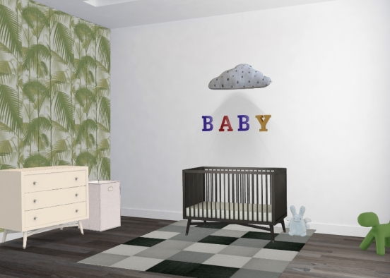 Espagnol chambre bébé  Design Rendering