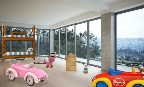 Stanza dei bambini fatta da irene